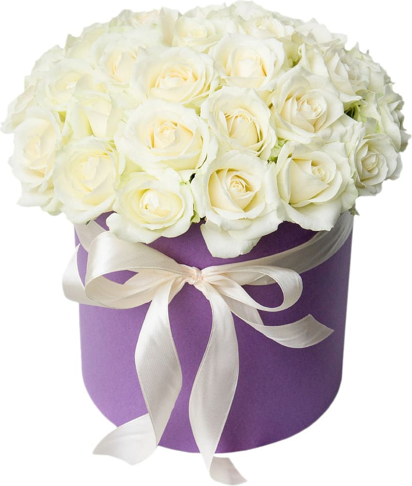 из белых роз Букет «Белые росы»